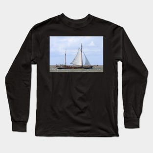 Sailing ship on the IJsselmeer Long Sleeve T-Shirt